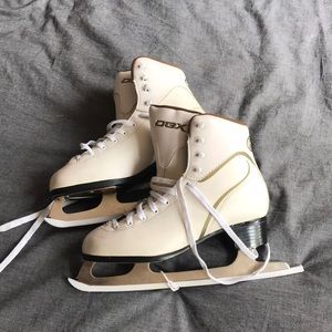 White ice skates
